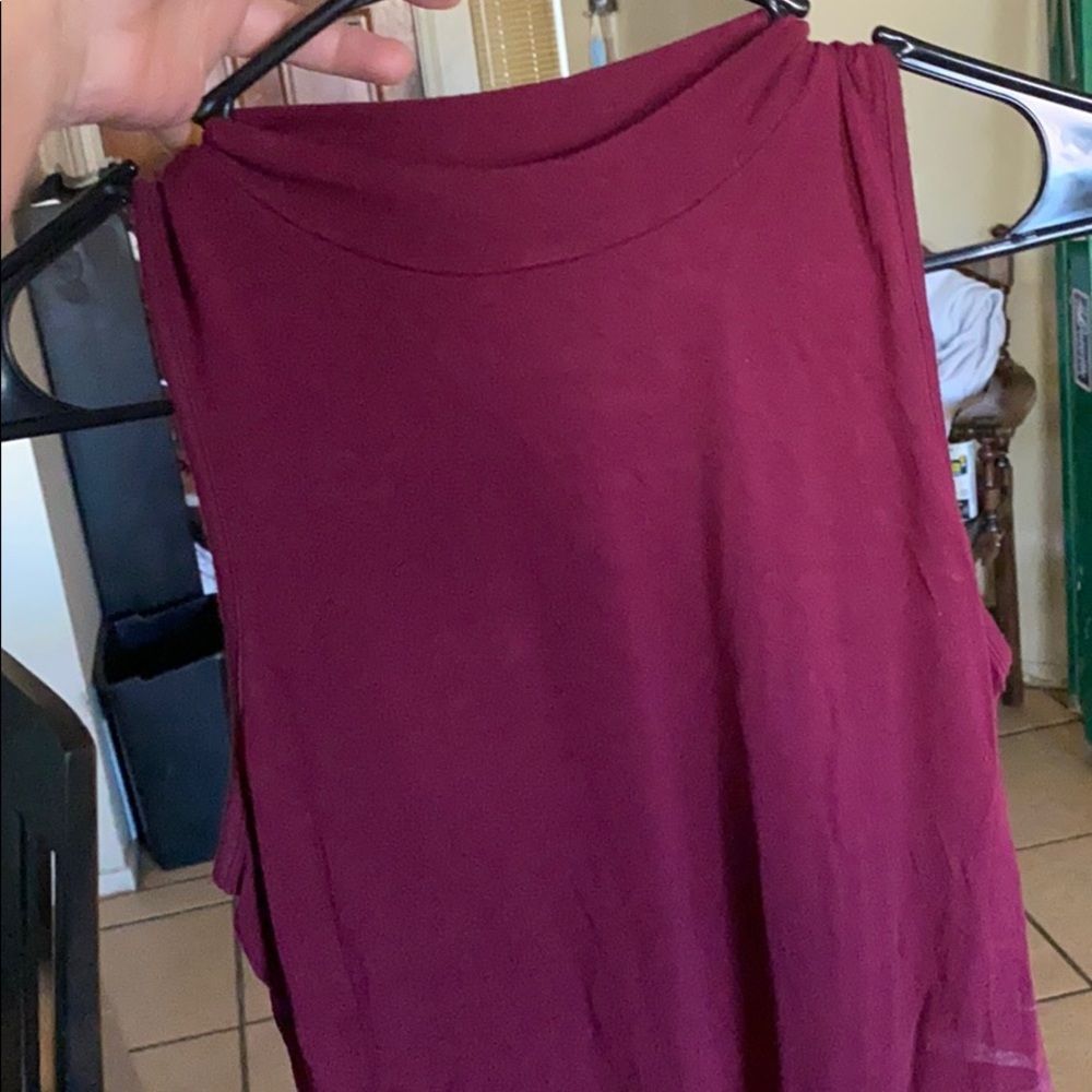 body suit maroon